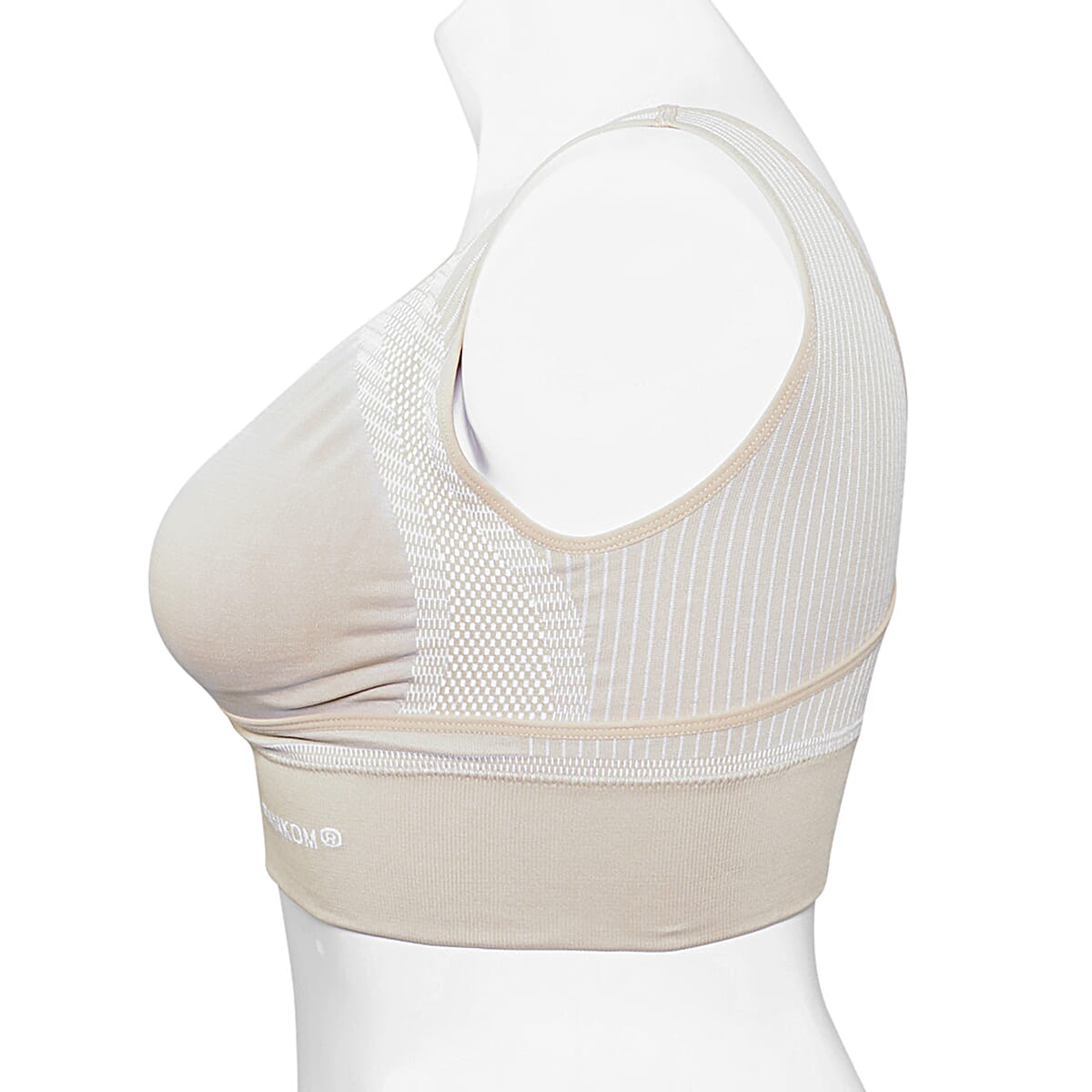 Sankom Patent Beige Wireless Posture Support Bra with Cooling Fibers - XL/XXL image number 2