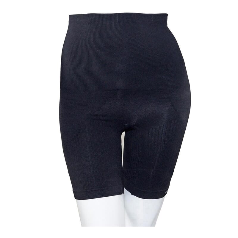Sankom Patent Mid-Thigh Shaper with Aloe Vera Fibers - S/M , Black
