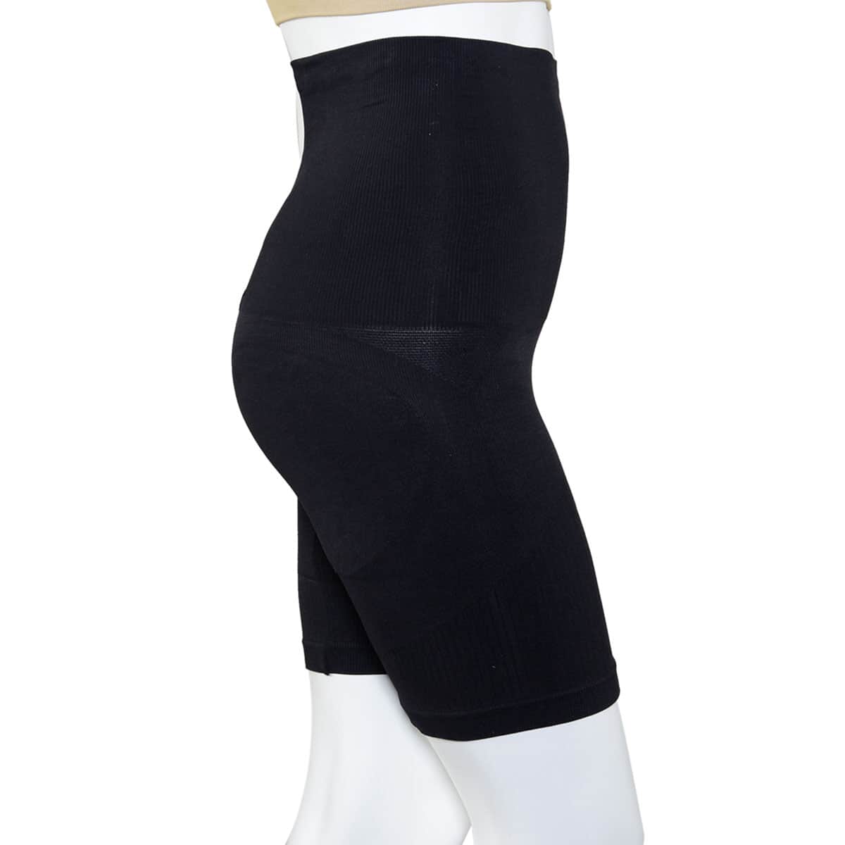 SANKOM Patent Mid-Thigh Shaper with Aloe Vera Fibers - L/XL | Black image number 2
