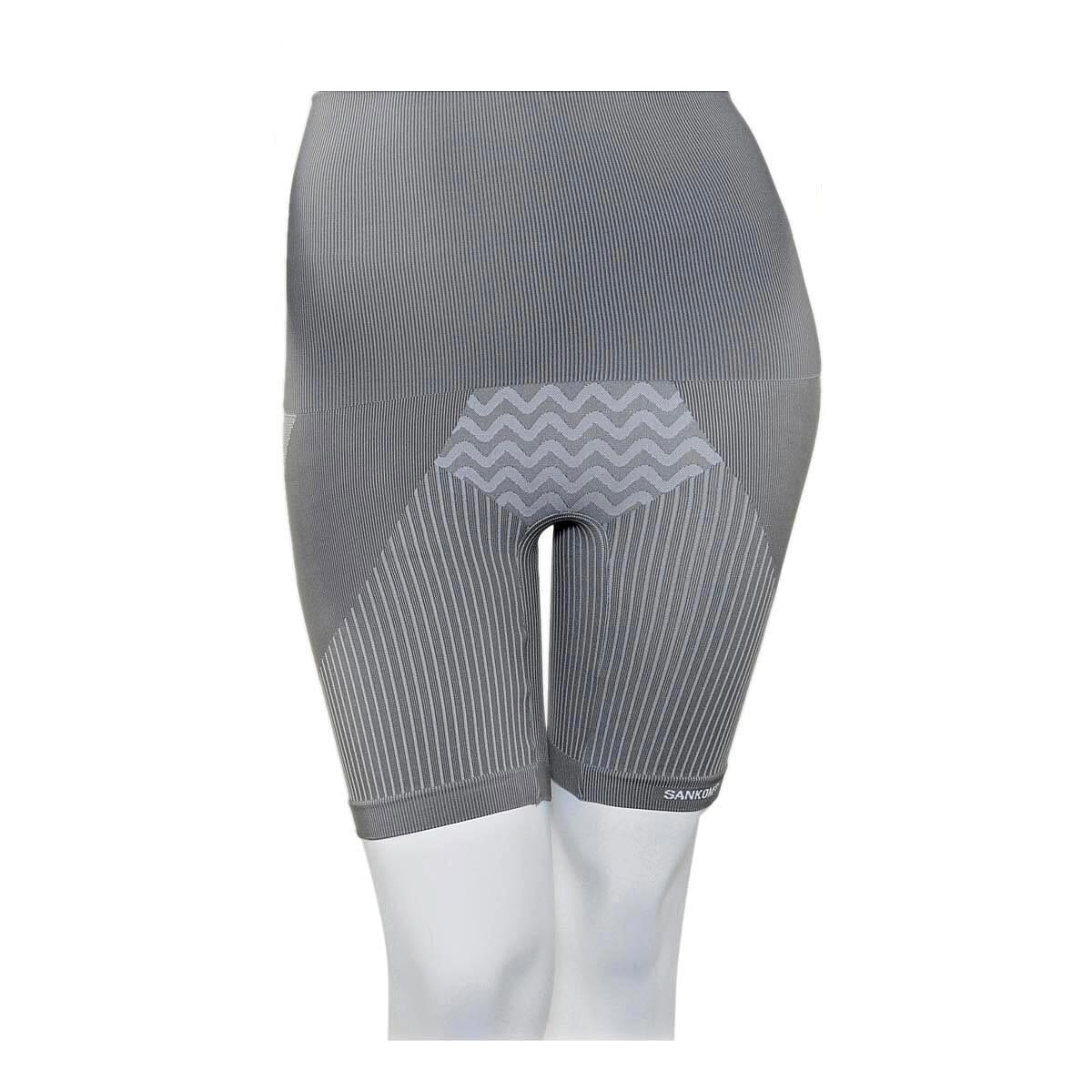 Buy Sankom Patent Mid-Thigh Shaper Shorts with Cooling Fibers - S