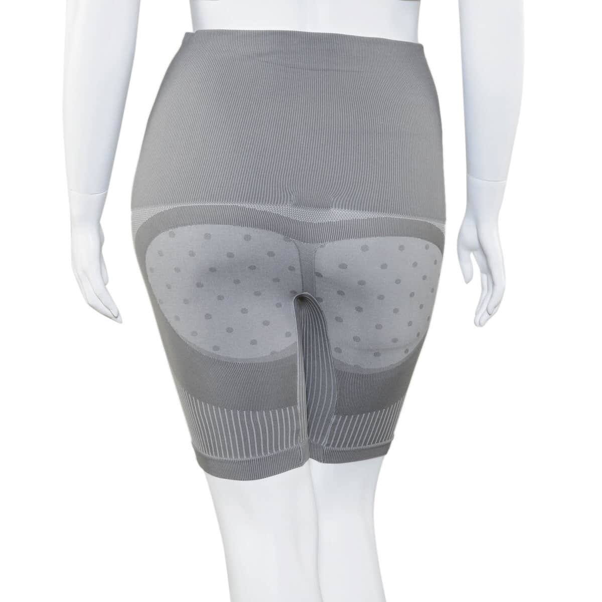 SANKOM Patent Mid-Thigh Shaper with Bamboo Fibers - XXL | Gray  image number 3
