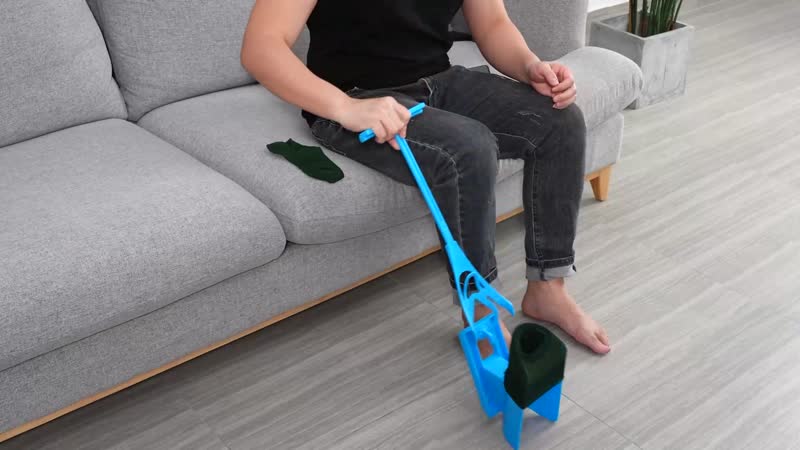 Slip-on Sock Wear - Easy On, Easy Off Sock Aid Kit. Pain Free, No Bending, Stretching or Straining System.