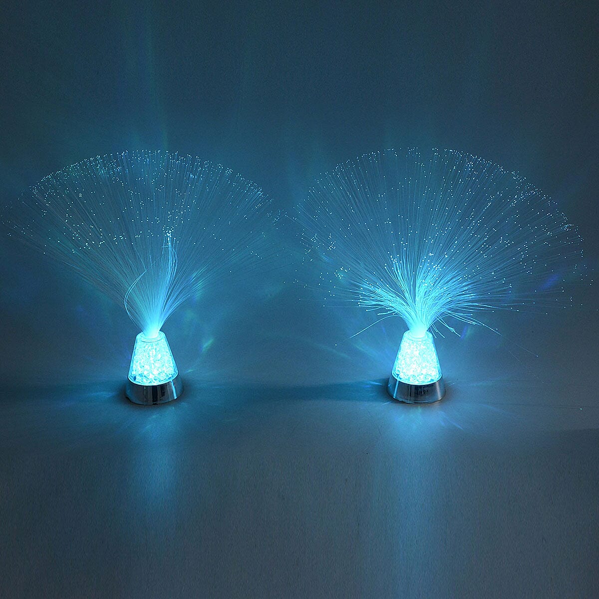 Set of 2 White Mini Fiber Optic Light image number 2