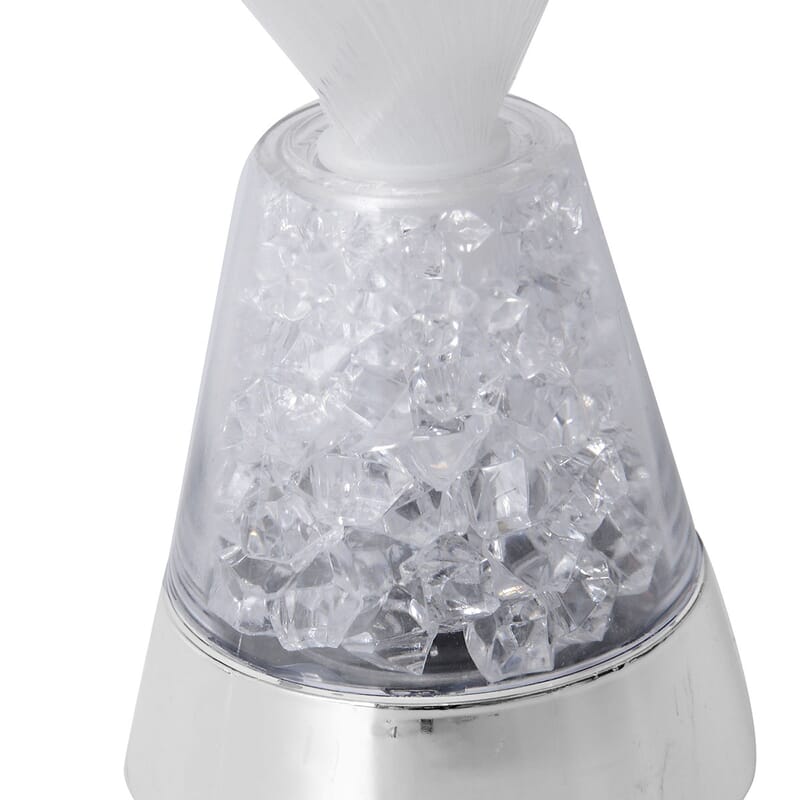 Set of 2 White Mini Fiber Optic Light (3xAAA Batteries Not Included)