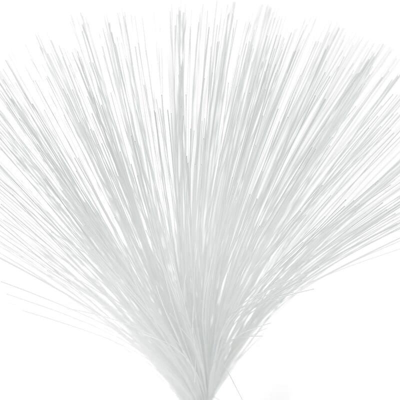Set of 2 White Mini Fiber Optic Light (3xAAA Batteries Not Included)