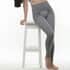 SANKOM Patent Gray Posture And Shaper Leggings For Women With Bamboo Fibers - XS/S image number 5