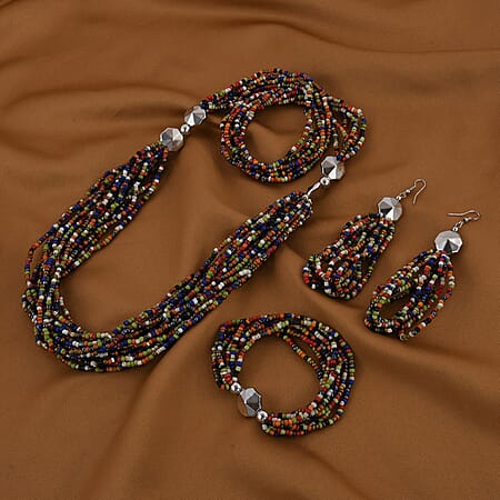 Multi Color Seed Bead - Product card gallery slide 2 (10176361759033)