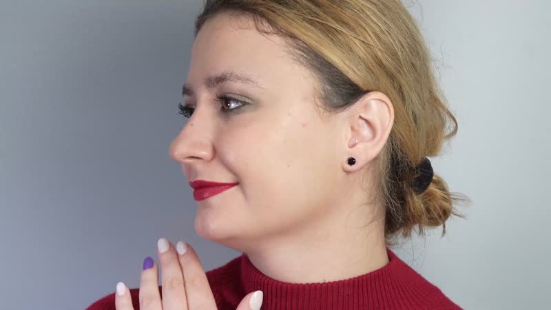 2.00 ctw Natural Thai Black Spinel Earrings in Sterling Silver