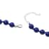 Lapis Lazuli Beaded Stretch Bracelet, Earrings and Necklace Set in Sterling Silver (18.00 In) 277.00 ctw image number 4