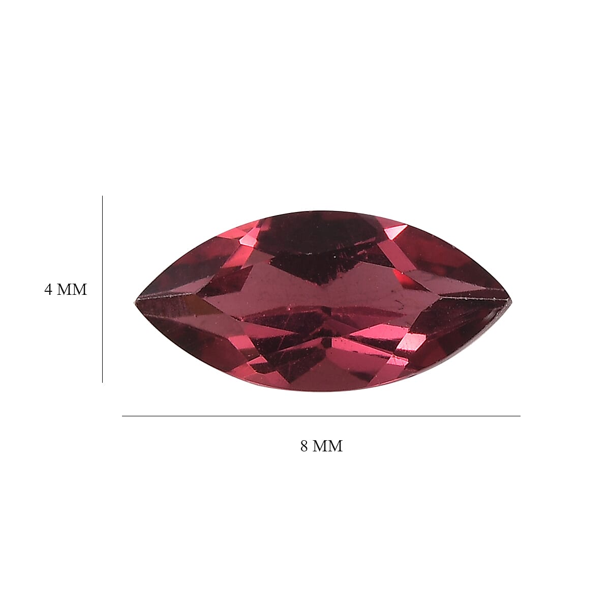 Orissa Rhodolite Garnet (Mrq 8x4 mm) 0.61 ctw Loose Gemstone