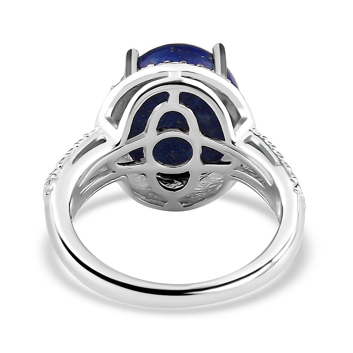 Lapis Lazuli 6.25 ctw Ring In Sterling Silver, Solitaire Engagement Rings, Fashion Ring For Women (Size 10.0)