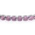 Simulated Pink Diamond Tennis Bracelet in Silvertone (8.00 In) image number 1