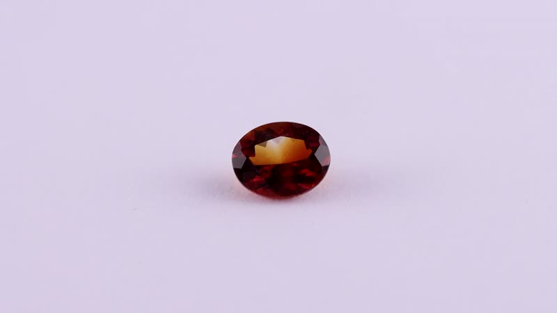 Brazilian Cherry Citrine (Ovl 10x8 mm) 1.45 ctw Loose Gemstone