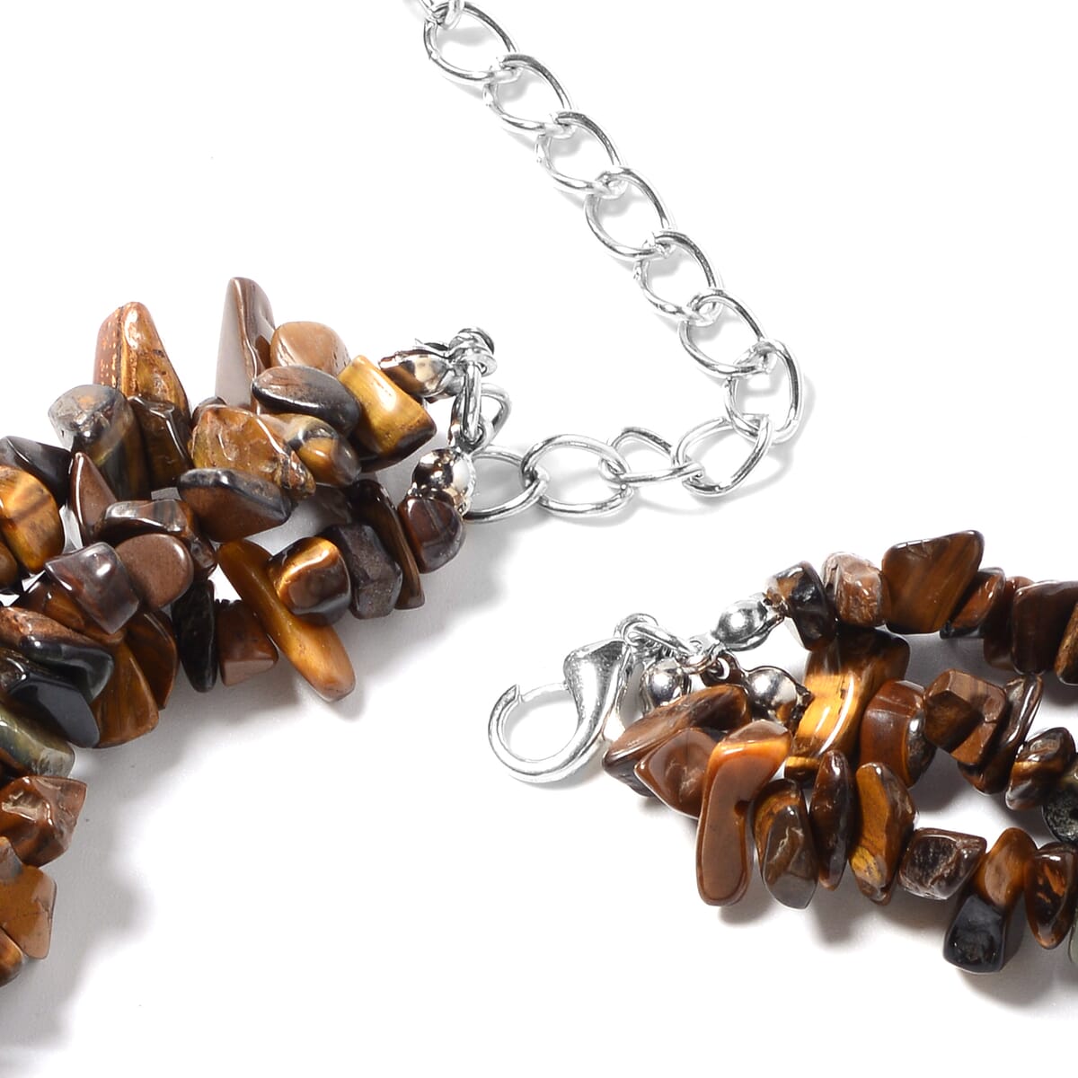 South African Tigers Eye Dragonfly Pendant Necklace 18 Inches in Black Oxidized Silvertone 612.00 ctw image number 2