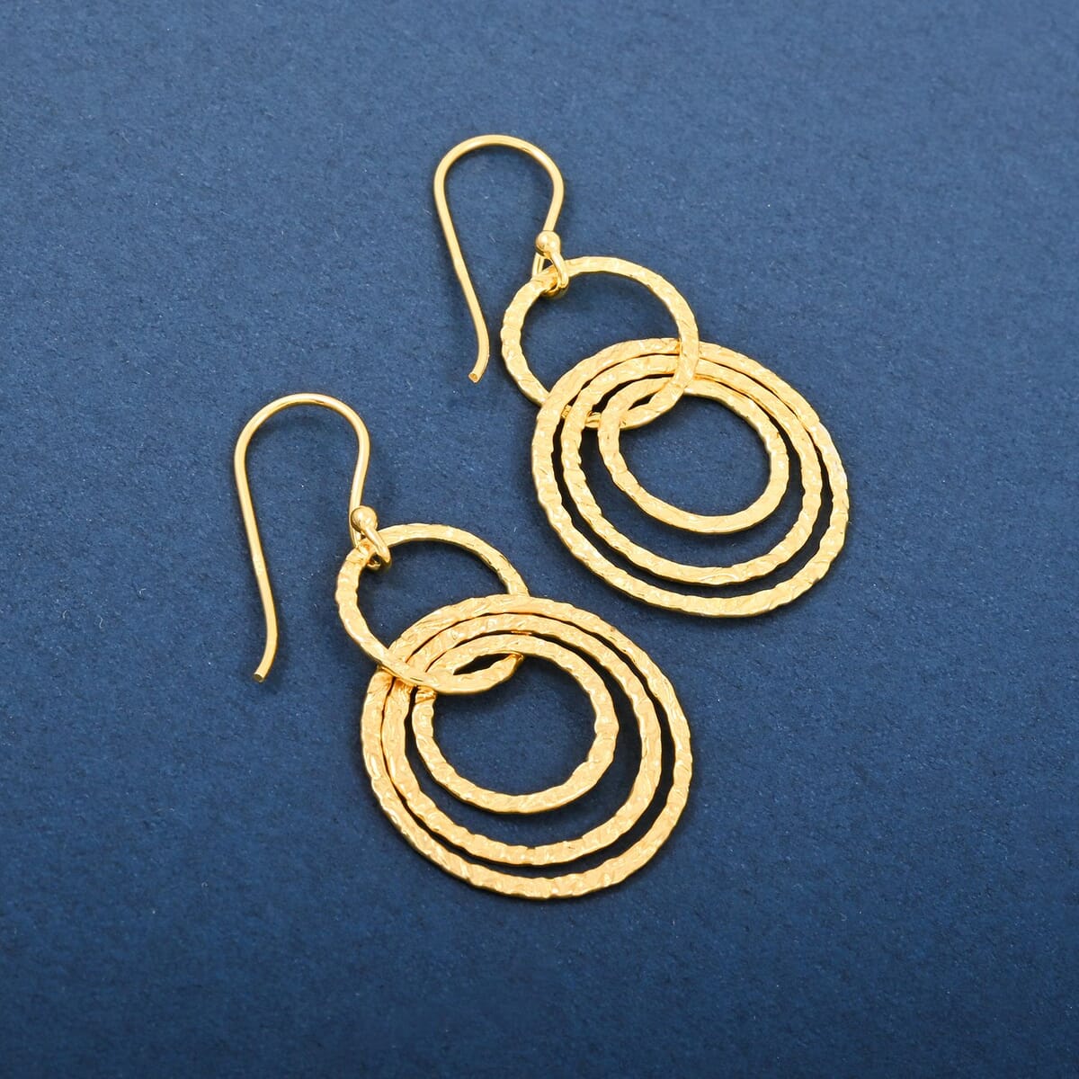 Earrings in 14K Yellow Gold Over Sterling Silver 3 Grams image number 1
