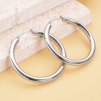 Hoop Earrings in Stainless Steel