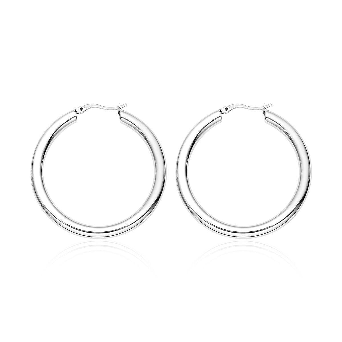 Hoop Earrings in Stainless Steel