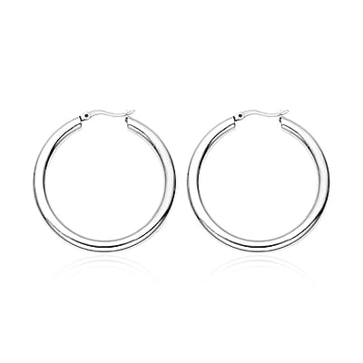 Hoop Earrings in Stainless Steel
