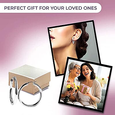 Hoop Earrings in Stainless Steel