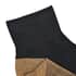 Set of 4 Pairs Ankle Length Copper Infused Compression Socks - Black (S/M) image number 3