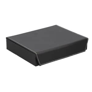 Black Eco Leatherette Ring Box (Approx. 60 Rings), Jewelry Roll Organizer, Jewelry Organizer, Jewelry Holder, Travel Jewelry Case, Jewelry Storage