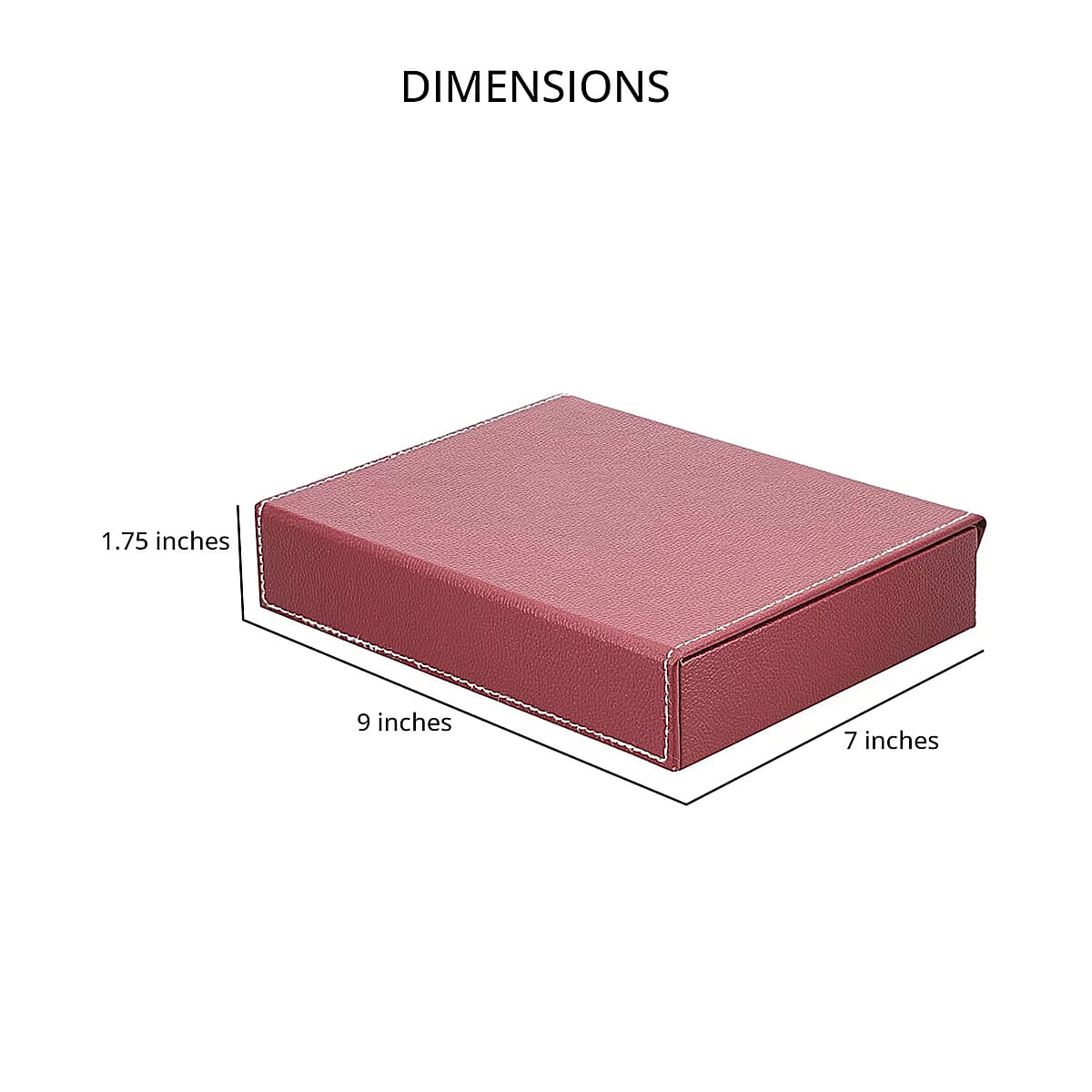 Marsala Eco Leatherette Ring Box (Approx. 60 Rings) , Jewelry Roll Organizer , Jewelry Organizer , Jewelry Holder , Travel Jewelry Case , Jewelry Storage image number 3