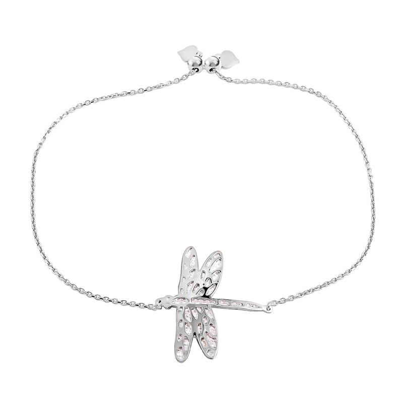 Dragonfly Bolo Bracelet in Sterling Silver 3.9 Grams