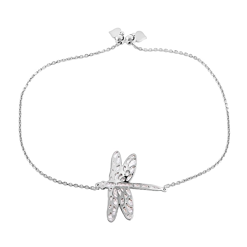 Dragonfly Bolo Bracelet in Sterling Silver 3.9 Grams