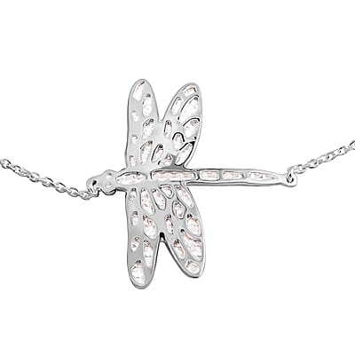 Dragonfly Bolo Bracelet in Sterling Silver 3.9 Grams