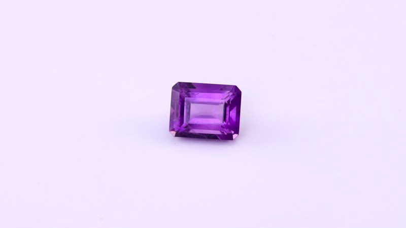 African Amethyst Set of 2 (Oct 9x7mm) 4.13 ctw Loose Gemstone