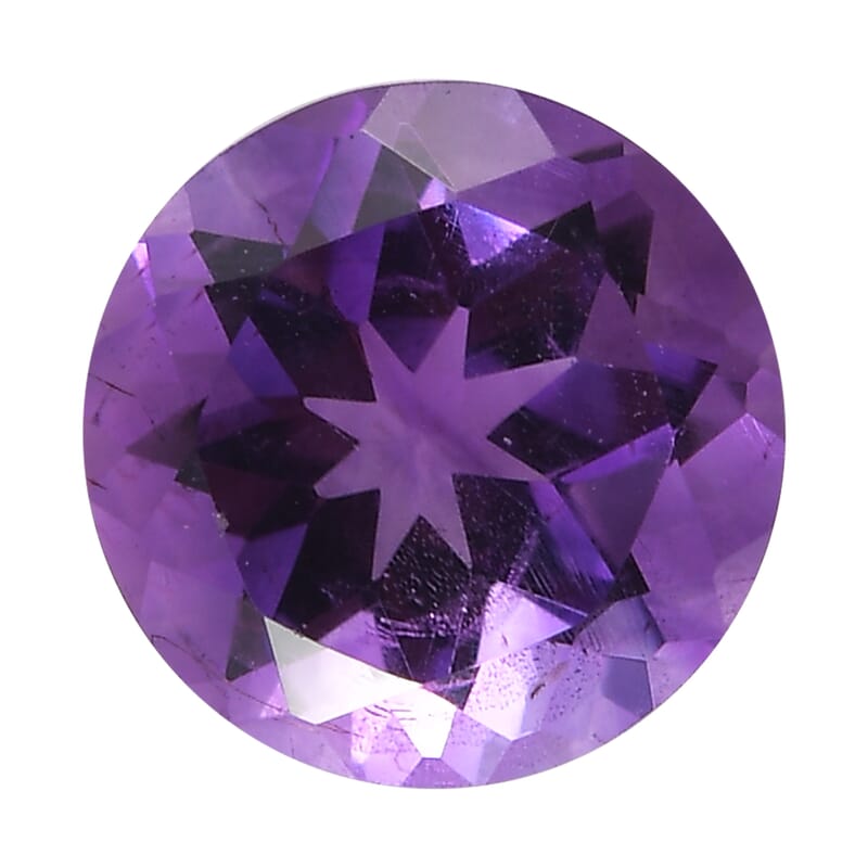 African Amethyst (Rnd 8 mm) 1.71 ctw Loose Gemstone
