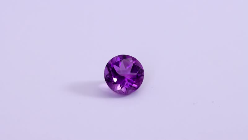 African Amethyst (Rnd 8 mm) 1.71 ctw Loose Gemstone