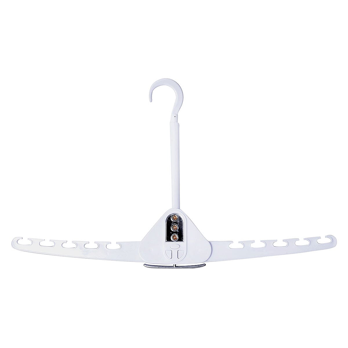 Twin Collapsible LED Space Saver Hangers (2xAAA Not Included)