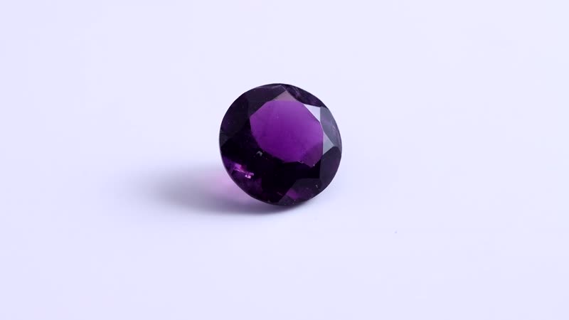 AA African Amethyst (Rnd 10 mm) 3.01 ctw Loose Gemstone