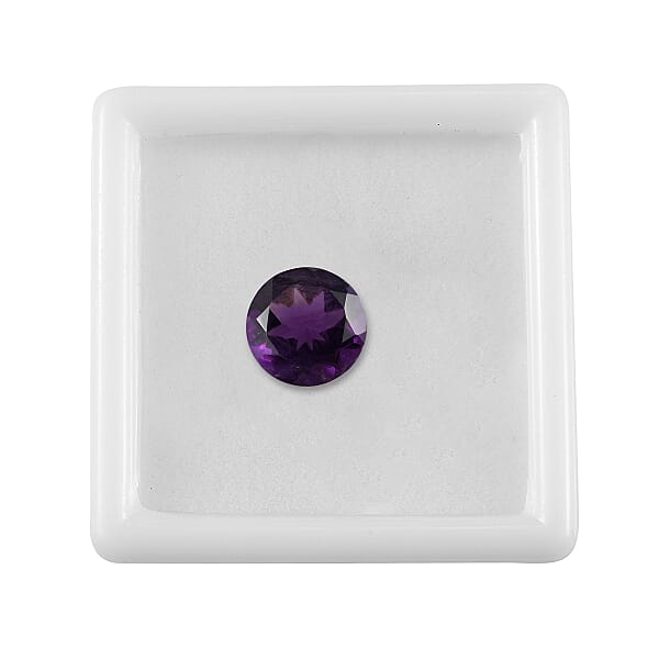 AA African Amethyst (Rnd 10 mm) 3.01 ctw Loose Gemstone