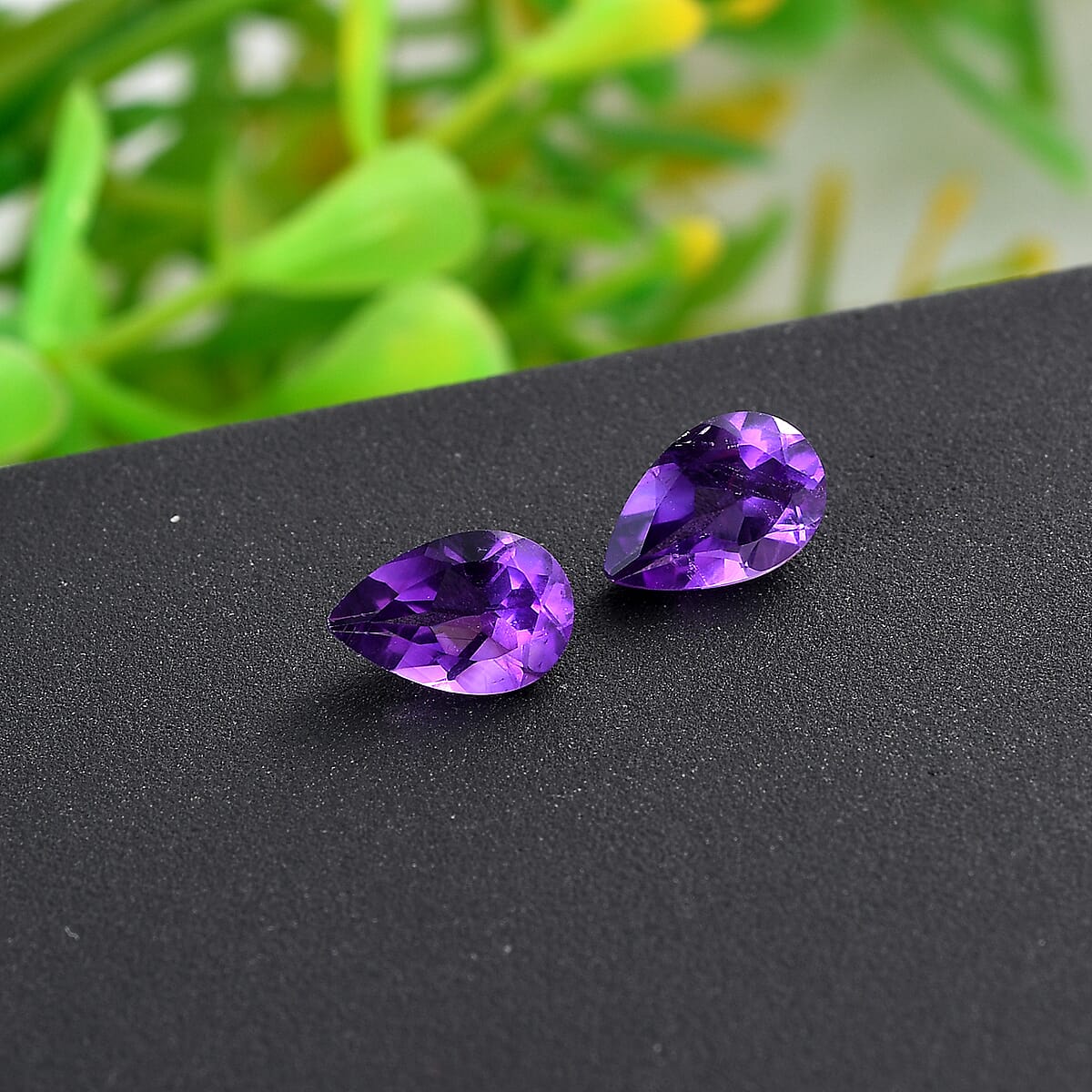 AA African Amethyst (Pear 9x6 mm) 1.15 ctw Loose Gemstone image number 1