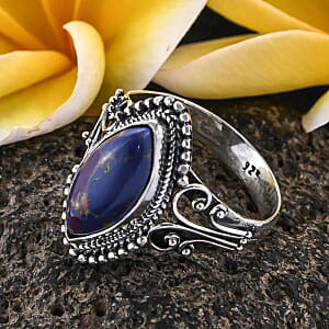 Bali Mojave Purple Turquoise Ring in Sterling Silver 4.75 ctw (Size 10.0)