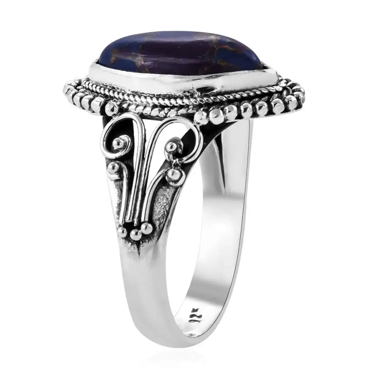 BALI LEGACY Mojave Purple Turquoise Ring in Sterling Silver 4.73 ctw image number 4