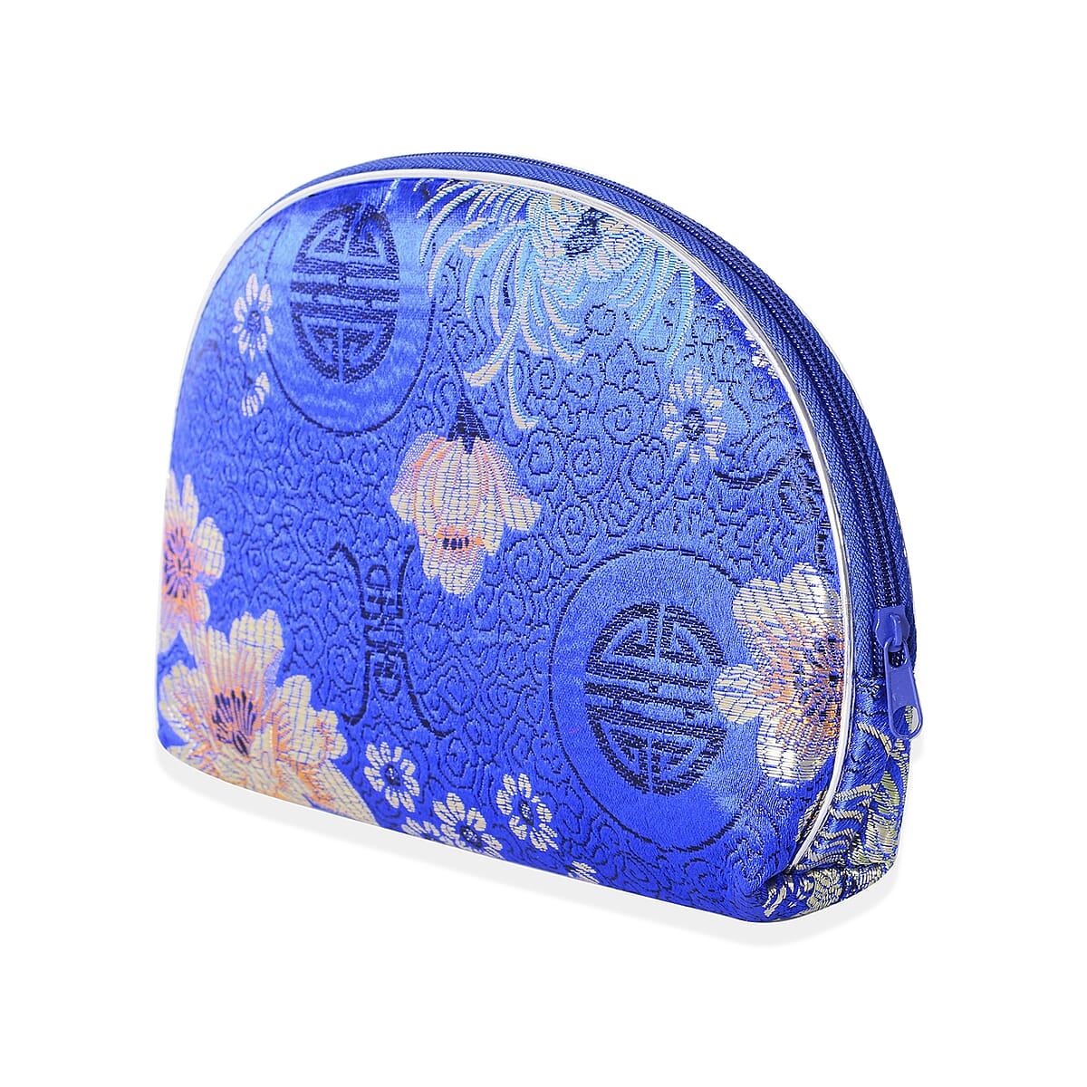 Set of 10 Royal Blue Polyester Multi-Purpose Nesting Pouches (7.25x1.5x4.5in-3x.5x2in) image number 4