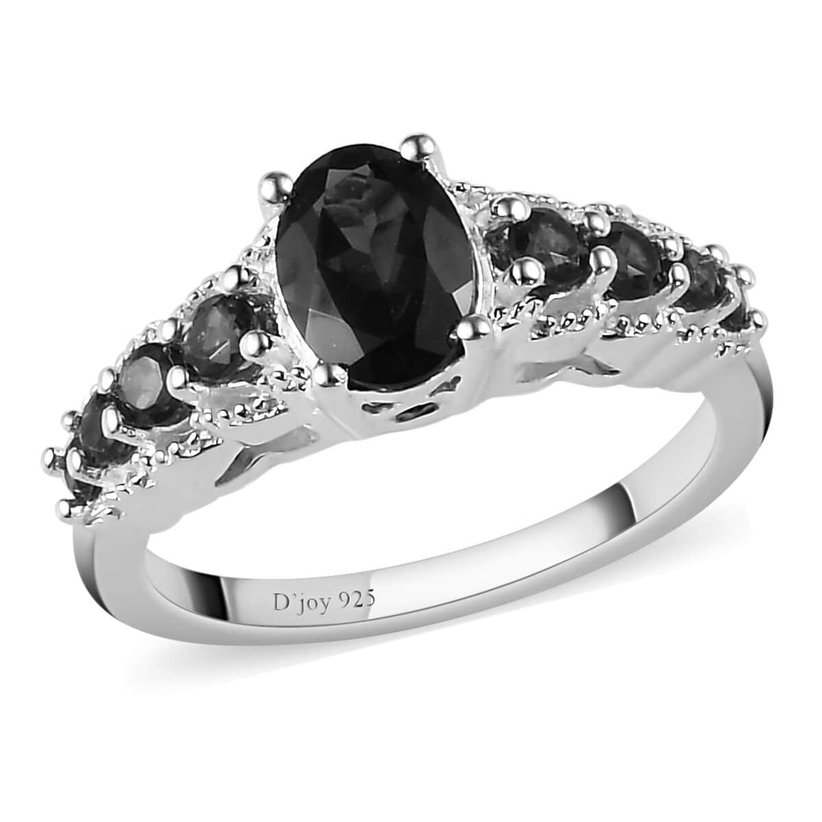 Mozambique Garnet Ring in Sterling Silver, Fashion Statement Rings For Women (Size 6.0) 1.35 ctw image number 0