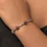 Mozambique Garnet Bracelet in Stainless Steel, Adjustable Bolo Bracelet  3.25 ctw image number 4