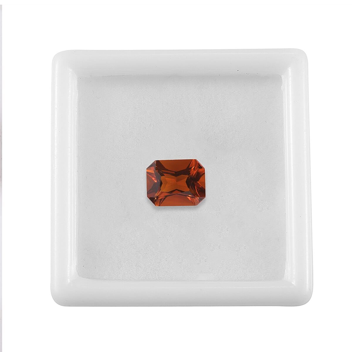 Brazilian Cherry Citrine (Oct 9x7 mm) 1.81 ctw Loose Gemstone