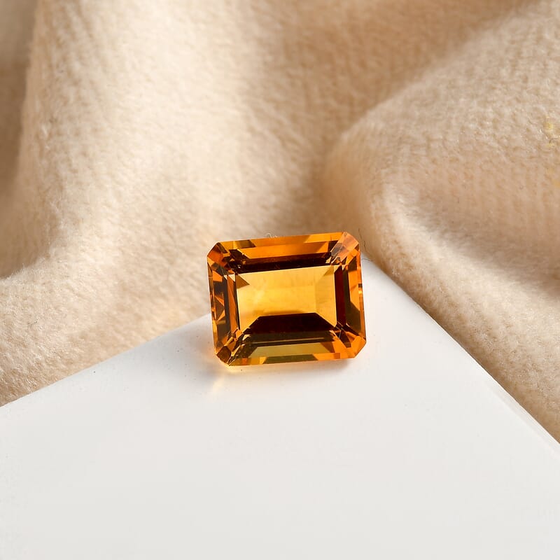 AA Serra Gaucha Citrine (Oct 11x9 mm) 4.29 ctw Loose Gemstone