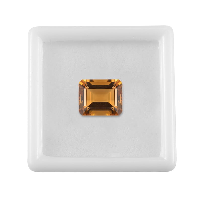 AA Serra Gaucha Citrine (Oct 11x9 mm) 4.29 ctw Loose Gemstone