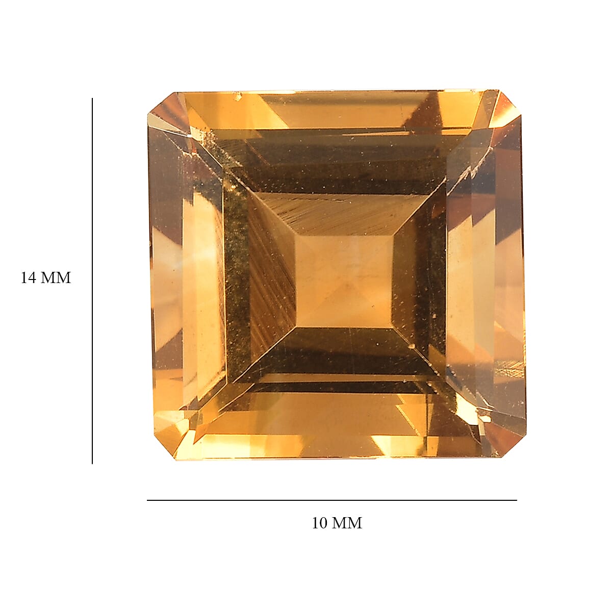 Serra Gaucha Citrine (Oct 14x10 mm) 6.38 ctw Loose Gemstone