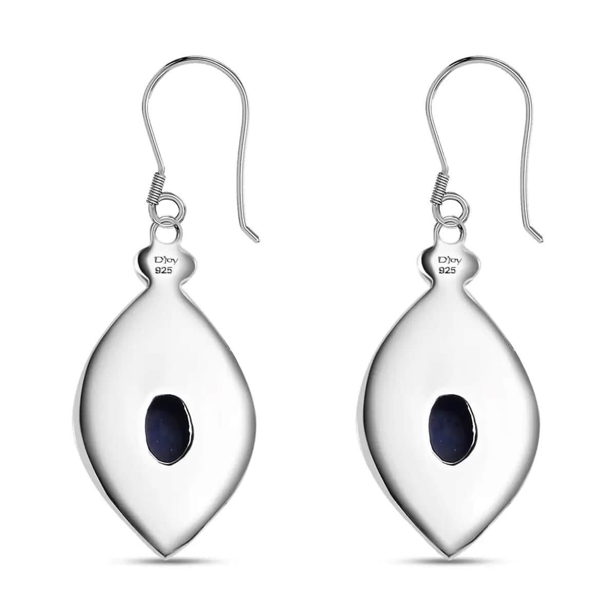 Artisan Crafted Lapis Lazuli Earrings in Sterling Silver 3.20 ctw image number 5
