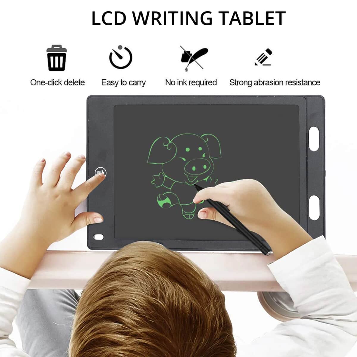Black Electronic LCD Writing Tablet image number 1
