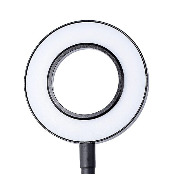 2in1 Selfie Fluorescent Ring Light with Phone Holder or Stand