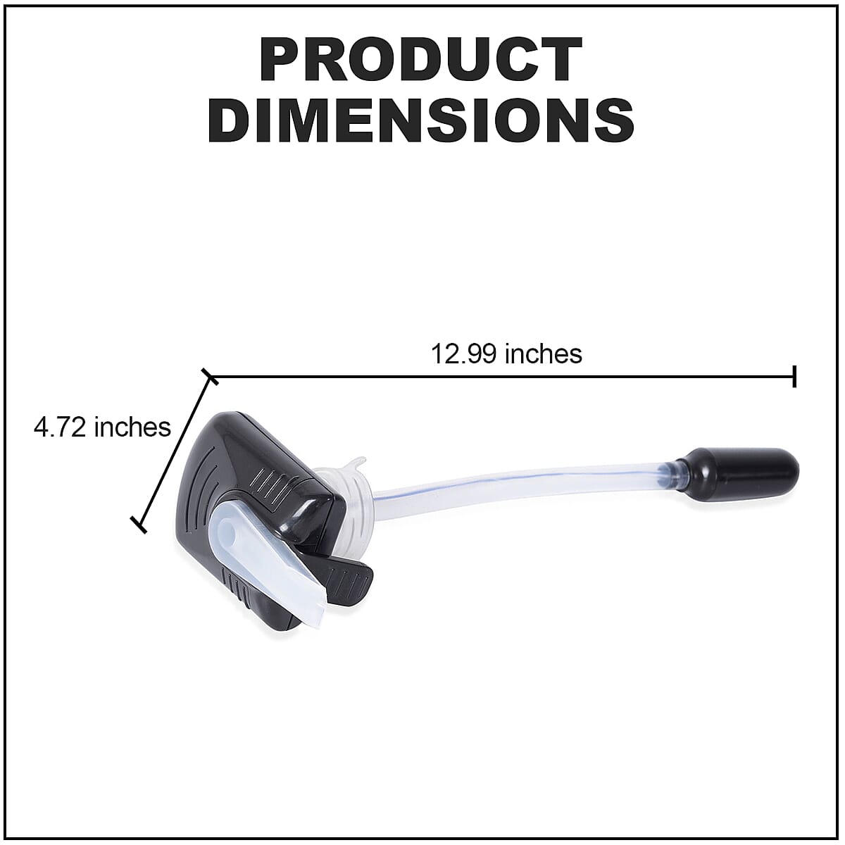 Set of 2 Black and White Super Tap (12.99x4.72) image number 3