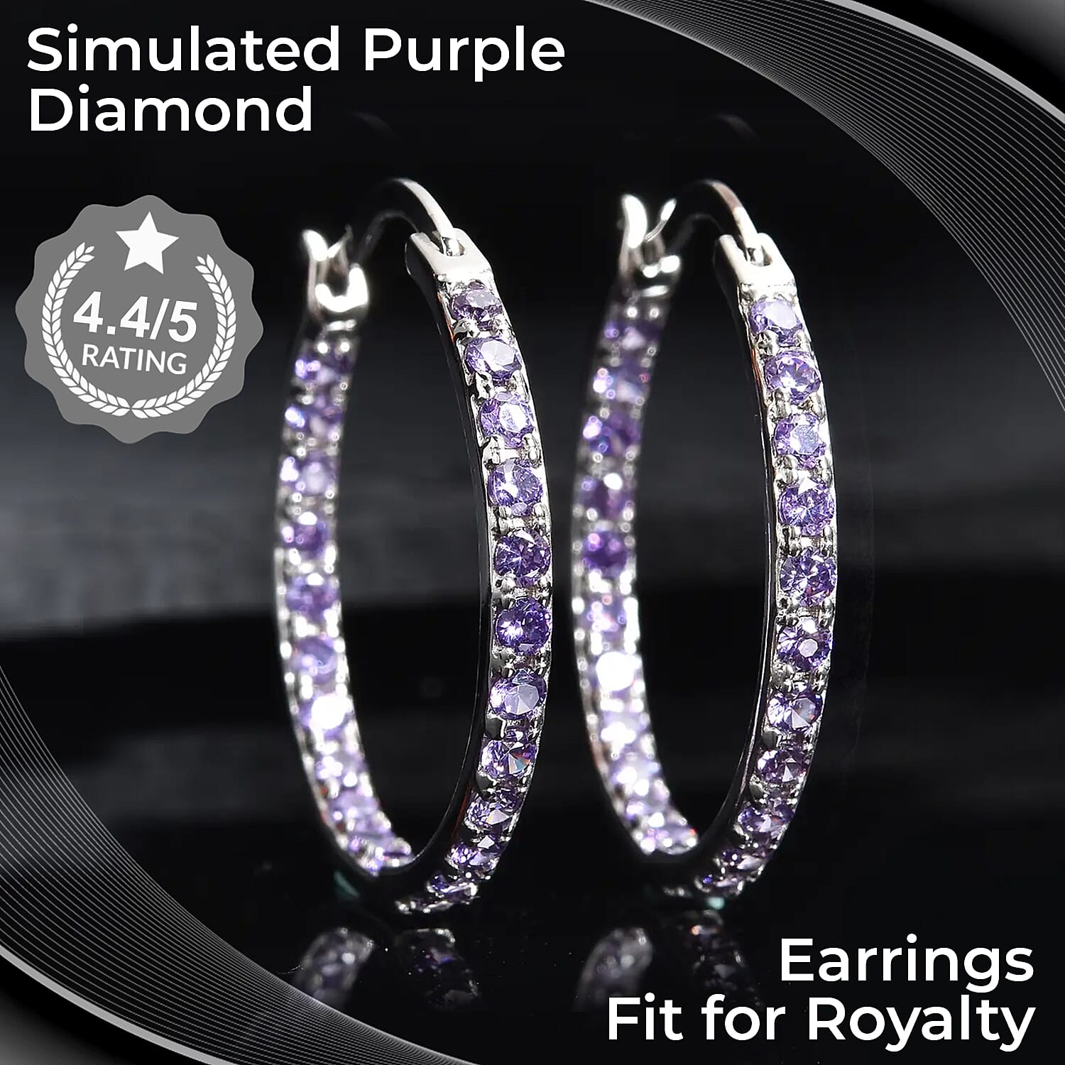 Simulated Purple Diamond